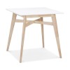 Table Haute Carrée Biju Blanc  BT00560WH