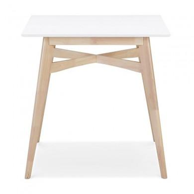 Table Haute Carrée Biju Blanc  BT00560WH