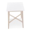 Table Haute Carrée Kokido Blanc  BT00540WH