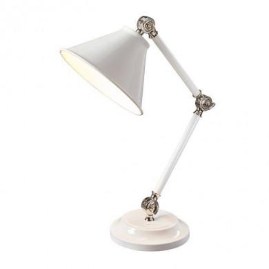 Lampe Provence Element Blanc Nickel 1x60W E27 ELSTEAD LIGHTING PV ELEMENT WPN