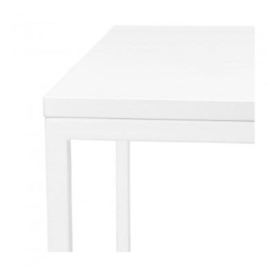 Table Haute Carrée Millie Blanc  BT00430WHWH