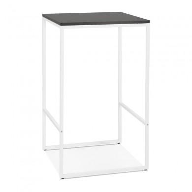 Table Haute Carrée Millie Noir Blanc KO_BT00420BLWH BT00420BLWH Table Haute Carrée Millie Noir Blanc BT00420BLWH