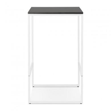 Table Haute Carrée Millie Noir Blanc KO_BT00420BLWH BT00420BLWH Table Haute Carrée Millie Noir Blanc BT00420BLWH