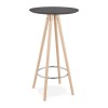 Table Haute Deboo Noir Naturel  BT00350BLNA