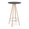 Table Haute Deboo Noir Naturel  BT00350BLNA