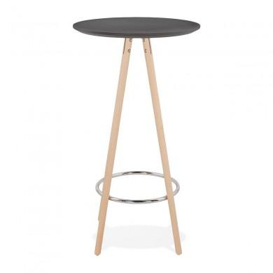 Table Haute Deboo Noir Naturel  BT00350BLNA