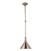 Suspension Interieur Provence Cuivre 1x60W E27 H535-1235mm ELSTEAD LIGHTING PV-GWP CPR