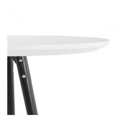 Table Haute Deboo Blanc Noir  BT00330WHBL