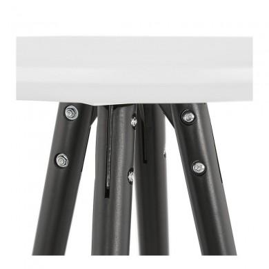 Table Haute Deboo Blanc Noir  BT00330WHBL
