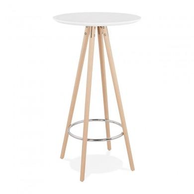 Table Haute Deboo Blanc Naturel  BT00320WHNA