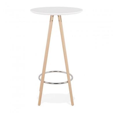 Table Haute Deboo Blanc Naturel  BT00320WHNA