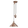 Suspension Provence Cuivre 1x100W E27 960-1800mm ELSTEAD LIGHTING PV-P CPR