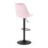 Tabouret De Bar Aster Rose Noir  BS05640PIBL