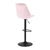 Tabouret De Bar Aster Rose Noir  BS05640PIBL