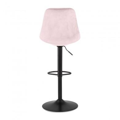 Tabouret De Bar Aster Rose Noir  BS05640PIBL