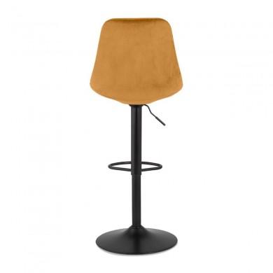 Tabouret De Bar Aster Moutarde Noir  BS05630MUBL