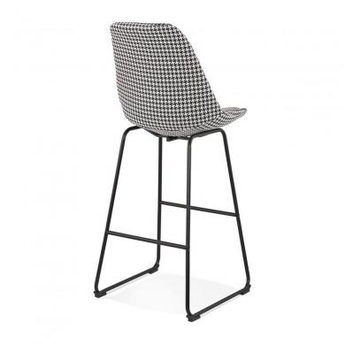 Tabouret De Bar Yaya Blanc Noir  BS05620DIBL