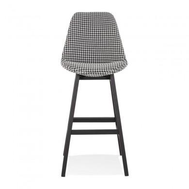 Tabouret De Bar Basil Blanc Noir  BS05530DIBL