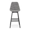 Tabouret De Bar Basil Blanc Noir  BS05530DIBL