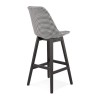 Tabouret De Bar Basil Blanc Noir  BS05530DIBL