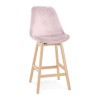 Tabouret De Bar Basil Mini Rose Naturel  BS05520PINA