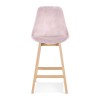 Tabouret De Bar Basil Mini Rose Naturel  BS05520PINA