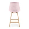 Tabouret De Bar Basil Mini Rose Naturel  BS05520PINA