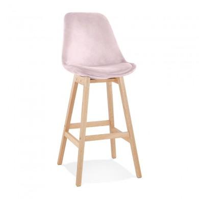 Tabouret De Bar Basil Rose Naturel  BS05510PINA