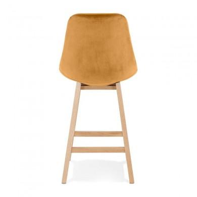 Tabouret De Bar Basil Mini Moutarde Naturel  BS05480MUNA