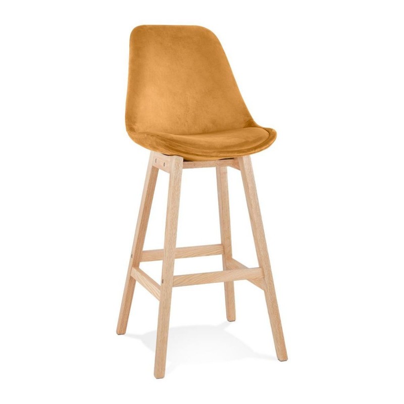 Tabouret De Bar Basil Moutarde Naturel  BS05470MUNA