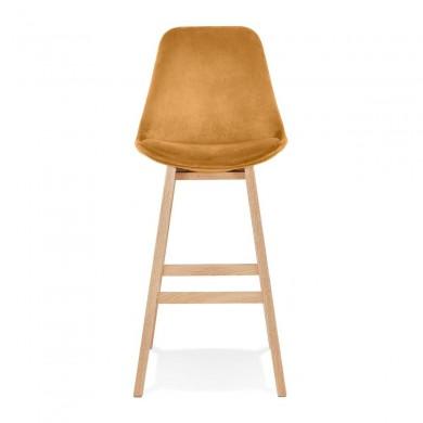 Tabouret De Bar Basil Moutarde Naturel  BS05470MUNA