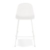 Tabouret De Bar Ellen Mini Blanc  BS05280WH