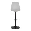 Tabouret de Bar Réglable Bisu Gris Noir  BS04730GRBL