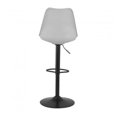 Tabouret de Bar Réglable Bisu Gris Noir  BS04730GRBL