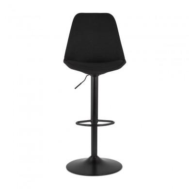 Tabouret de Bar Réglable Gusti Noir  BS04690BLBL