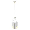 Lustre Quinto Blanc Laiton 3x60W E27 ELSTEAD LIGHTING QUINTO3 WAB