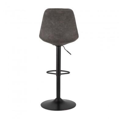 Tabouret de Bar Réglable Takasa Gris foncé Noir  BS04670DGBL