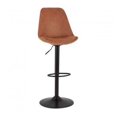 Tabouret de Bar Réglable Takasa Marron Noir  BS04660BRBL