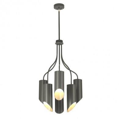 Lustre Quinto Gris Nickel 6x60W E27 ELSTEAD LIGHTING QUINTO6 GPN