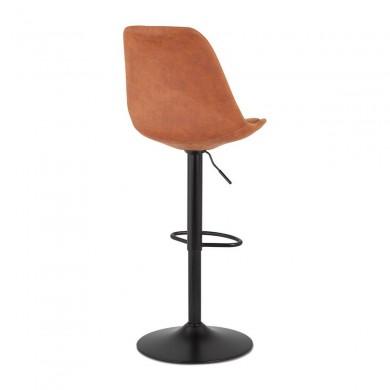 Tabouret de Bar Réglable Takasa Marron Noir  BS04660BRBL