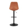 Tabouret de Bar Réglable Takasa Marron Noir  BS04660BRBL