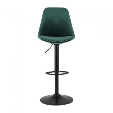 Tabouret de Bar Réglable Aster Vert Noir  BS04620GEBL