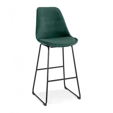Tabouret De Bar Yaya Vert Noir  BS04500GEBL