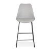 Tabouret De Bar Paul Mini Gris Noir  BS04490GRBL