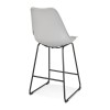 Tabouret De Bar Paul Mini Gris Noir  BS04490GRBL