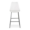 Tabouret De Bar Paul Blanc Noir  BS04590WHBL