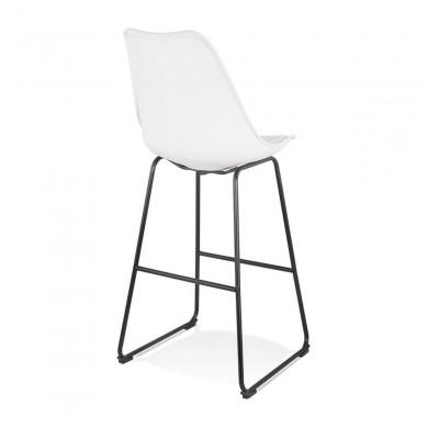 Tabouret De Bar Paul Blanc Noir  BS04590WHBL