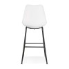 Tabouret De Bar Paul Blanc Noir  BS04590WHBL