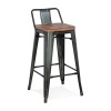 Tabouret de Bar Industriel Greger Mini Marron  BS04170BR