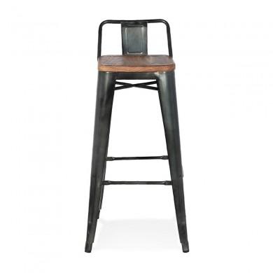 Tabouret de Bar Industriel Greger Marron  BS04180BR